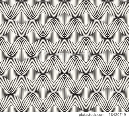 Vector seamless pattern. Modern stylish abstract Vector seamless pattern. Modern stylish abstract 38420749
