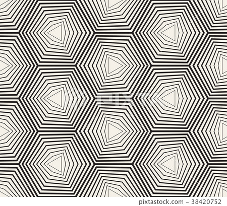 Vector seamless pattern. Modern stylish abstract Vector seamless pattern. Modern stylish abstract 38420752