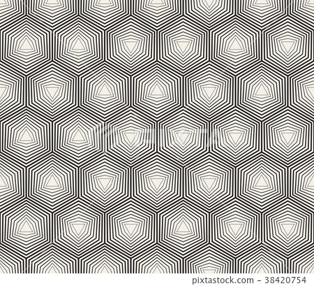 Vector seamless pattern. Modern stylish abstract Vector seamless pattern. Modern stylish abstract 38420754