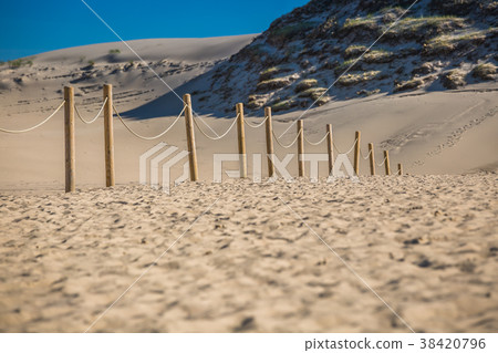The dunes of the Slowinski national park in Poland 38420796