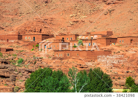 Village in the Ouarzazate, Morocco, Africa Village in the Ouarzazate, Morocco, Africa 38421098