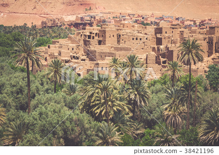 Tinerhir village near Georges Todra at Morocco 38421196