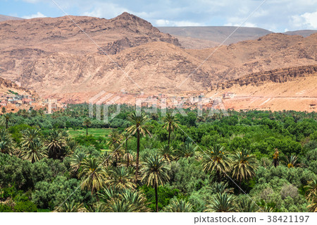 Tinerhir village near Georges Todra at Morocco 38421197