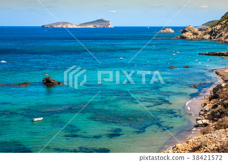 Figueral beach in Ibiza, Spain 38421572