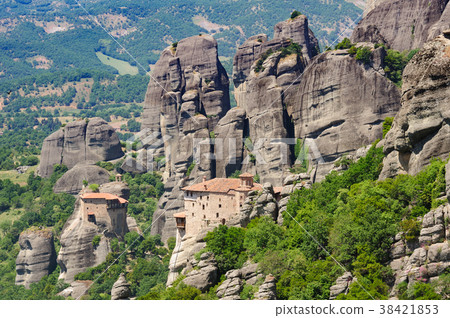 Mountain Monastery in Meteora, Greece 38421853