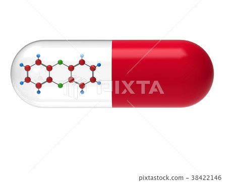 Molecule of dioxin Molecule of dioxin 38422146