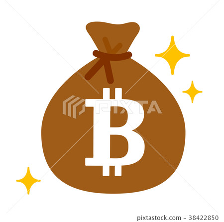 Bitcoin and bag 38422850