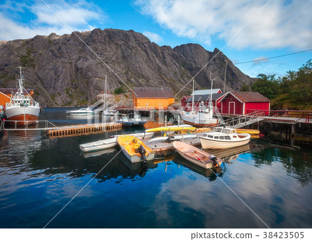 Nusfjord Fishing Villange in Norway Nusfjord Fishing Villange in Norway 38423505
