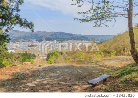 從Sakadoyama看的風景在春天 38423826