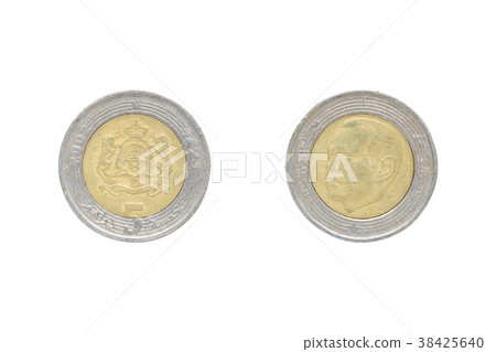 Five Moroccan dirham coin 38425640