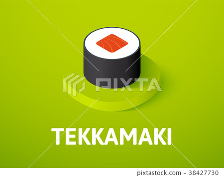 Tekkamaki isometric icon, isolated on color 38427730