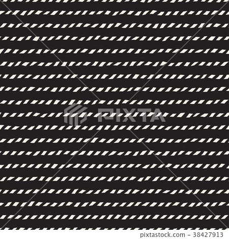 Hand drawn lines seamless pattern. Abstract - Stock Illustration ...