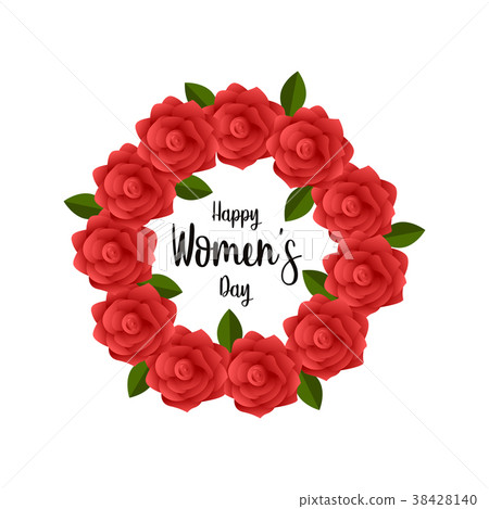 Women day label Women day label 38428140