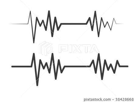 heartbeat pulse vector 38428668