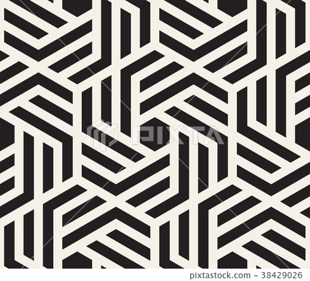 Vector seamless pattern. Modern stylish abstract Vector seamless pattern. Modern stylish abstract 38429026