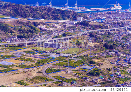[靜岡縣] J-STEP，Shimizu-ku附近的城市景觀和新東美高速公路 38429131