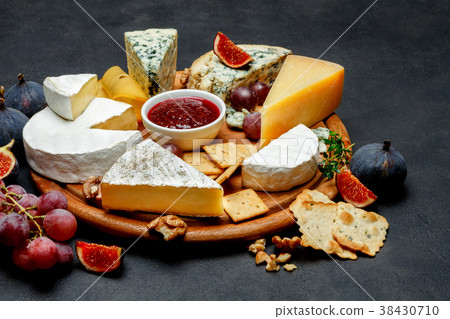 Various types of cheese - parmesan, brie 38430710