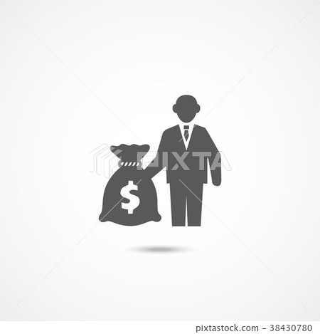 Investor icon on white Investor icon on white 38430780