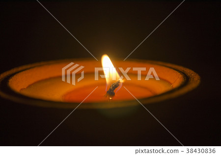 The light from the flames in the darkness. The light from the flames in the darkness. 38430836