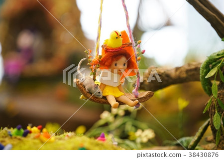 Images of dolls, children and fairies in the forest Images of dolls, children and fairies in the forest 38430876