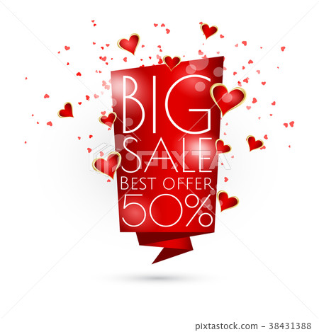 Big sale banner template design. 38431388
