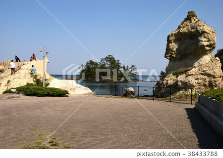 Soft cream rock of Oku Noto Koiroji coast 38433788