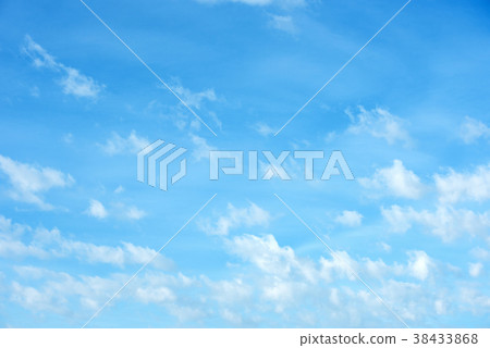 blue sky and fluffy cloud. 38433868
