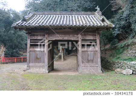 【四國88寺】德島縣小松島市溫山寺仁王門18號 【四國88寺】德島縣小松島市溫山寺仁王門18號 38434178