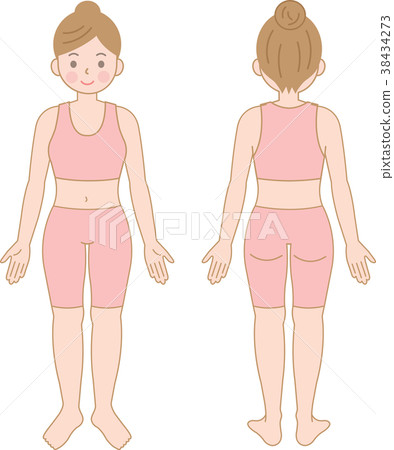 Female body whole body 38434273