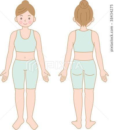 Female body whole body 38434275
