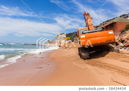 Construction Beach Ocean Erosion Repairs Construction Beach Ocean Erosion Repairs 38434434