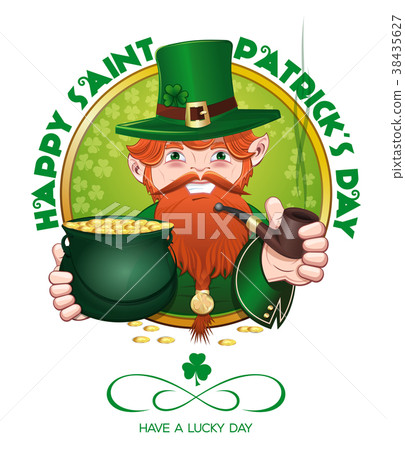 St. Patrick's Day design with leprechaun 38435627