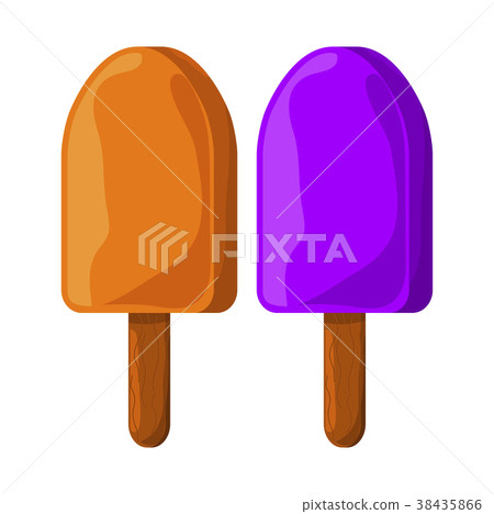 ice cream on stick vector symbol icon design. 38435866