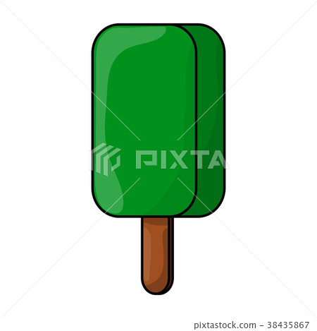 ice cream on stick vector symbol icon design. 38435867