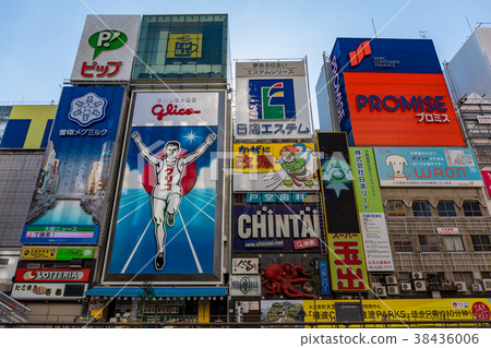 Dotonbori - neon sign Dotonbori - neon sign 38436006