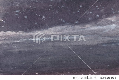Background Material Snowy mountain night Background Material Snowy mountain night 38436404