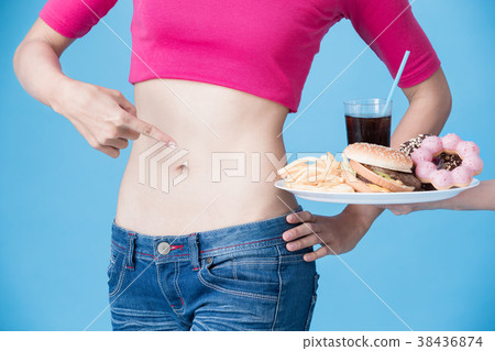 woman with body unhealthy concept 38436874