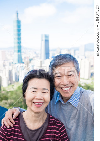 old couple selfie in taipei old couple selfie in taipei 38437327