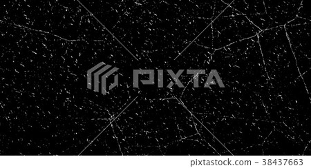 Vector black and white monochrome old dirty / scratch / dust closeup material texture background, top view (high resolution 2D CG rendering ∕ coloring illustration) 38437663