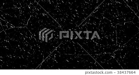 Vector black and white monochrome old dirty / scratch / dust closeup material texture background, top view (high resolution 2D CG rendering ∕ coloring illustration) 38437664