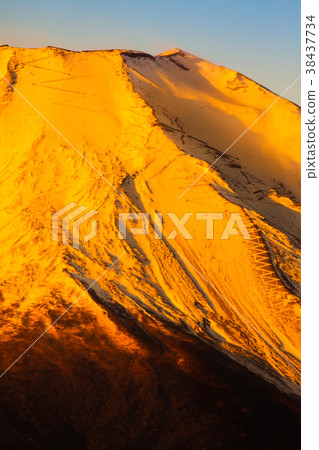 富士山的晨光2來自山中湖 38437734