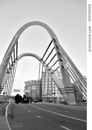 Lazarevsky Bridge in St. Petersburg. 38439409
