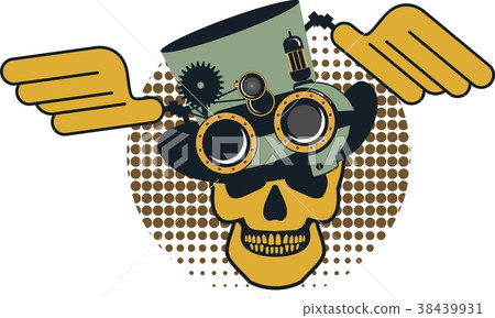 Steampunk mechanism skull Steampunk mechanism skull 38439931