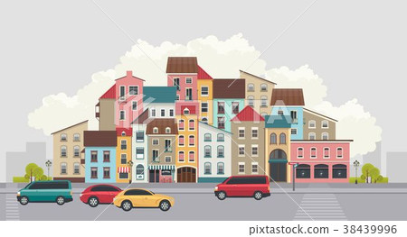 city street horizontal city street horizontal 38439996