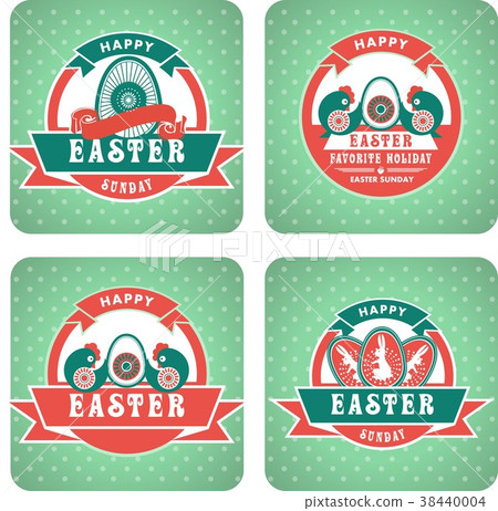 Easter labels 38440004