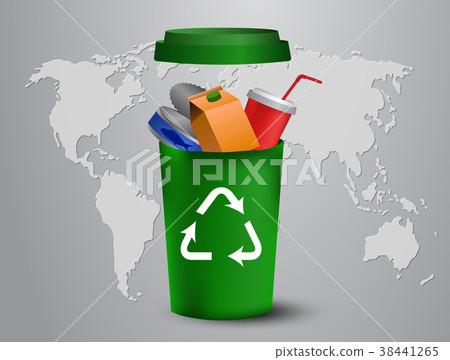recycling bins illustration recycling bins illustration 38441265