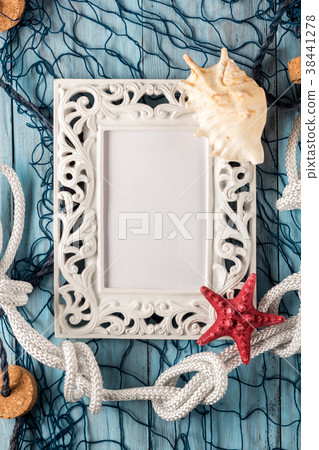 postcard in marine style 38441278