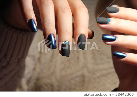 Christmas Nail art manicure 38442306