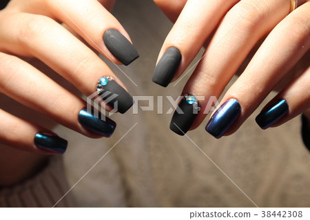 Christmas Nail art manicure 38442308