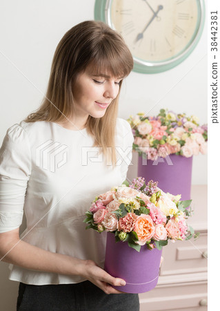 perfect gift or compliment. bouquet in lilac 38442381
